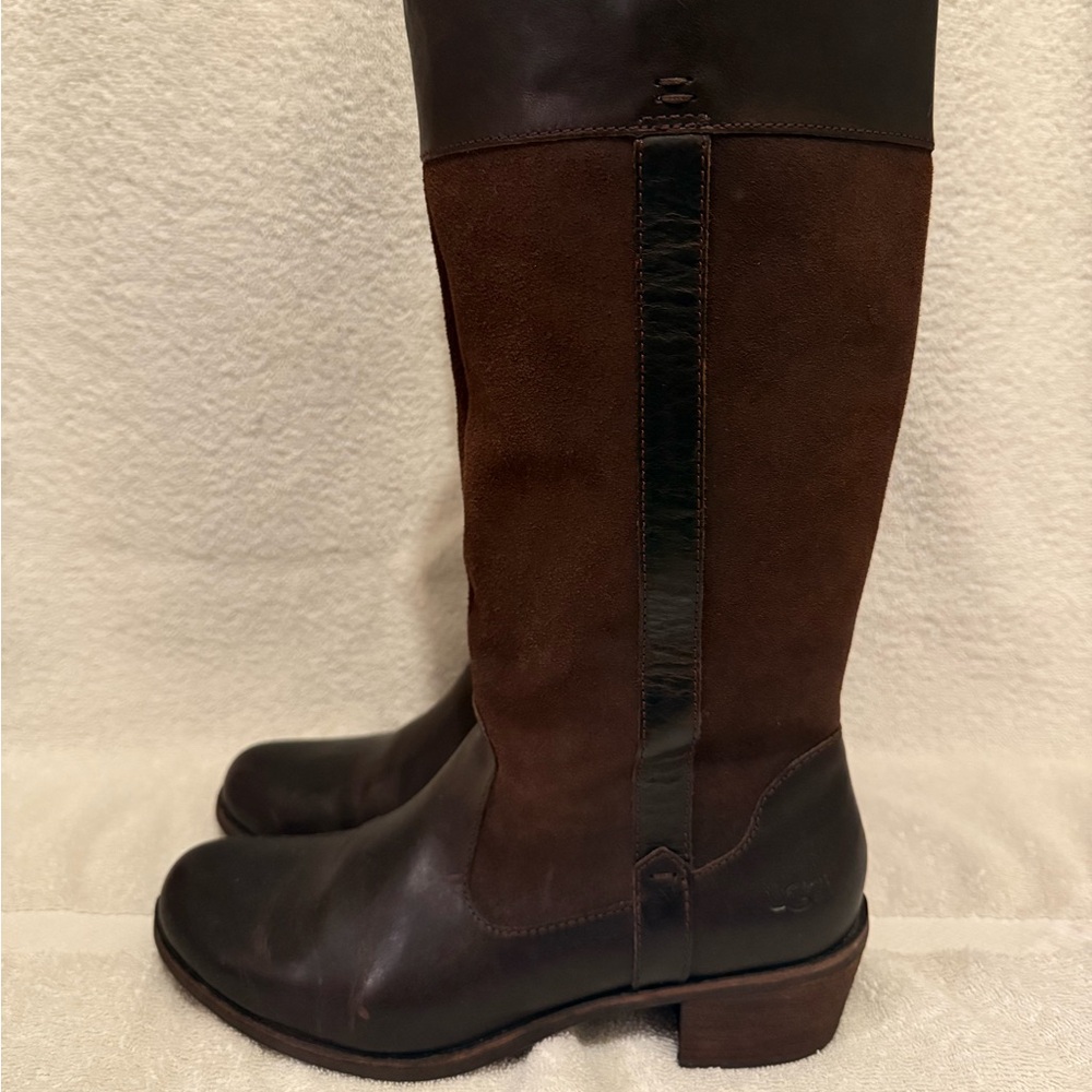 UGG Australia Brown 1008719 Cassis Tall leather riding boots Size 8